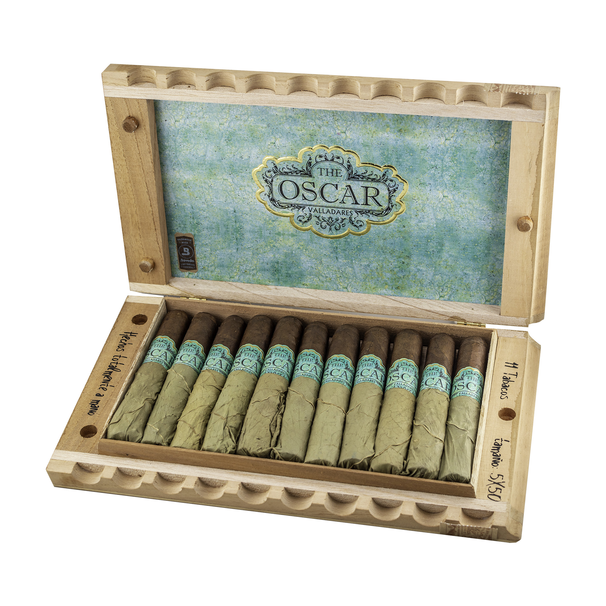 The Oscar Valladares Habano Robusto Cigar - Box